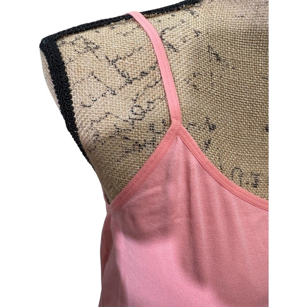 Cato Camisole Tank Top Womens XL Pink Spaghetti Strap Scoop Neck Stretch - Picture 5 of 11